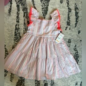 Juicy Couture Pink and White Striped Kids Dress